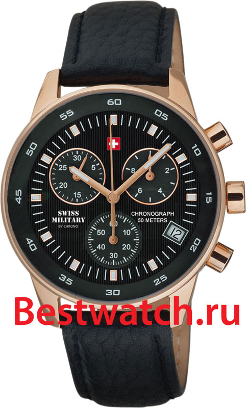 Часы Swiss Military Кварцевые хронографы 17700RPL-1L